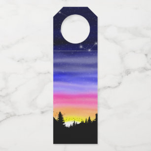 Diamond Night Bottle Tag