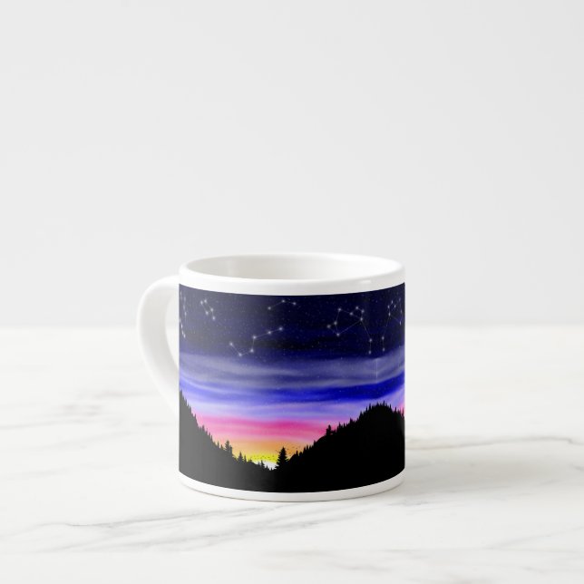 Diamond Night Espresso Cup (Front Left)