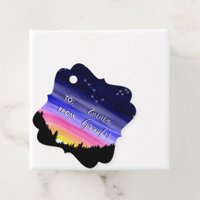 Diamond Night Favour Tags (In Situ)
