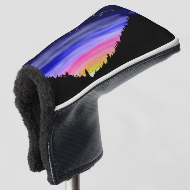 Diamond Night Golf Head Cover (3/4 Front)
