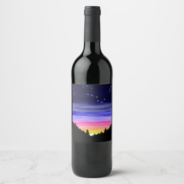 Diamond Night Wine Label (Front)