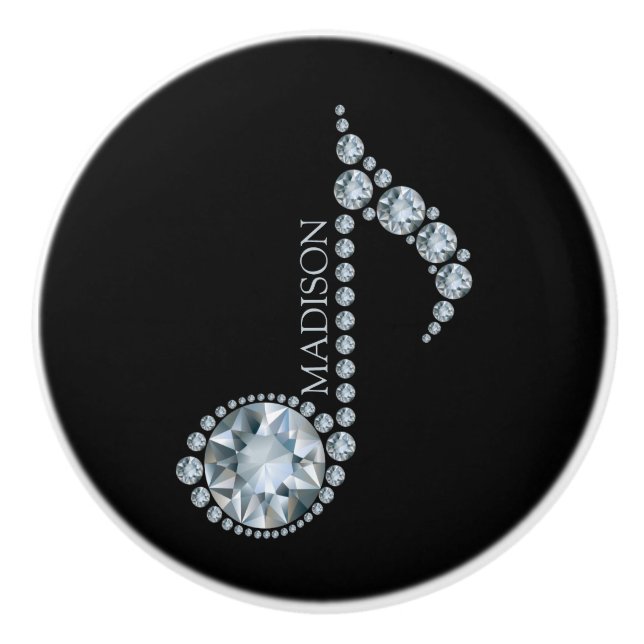 Diamond Note Ceramic Knob (Front)