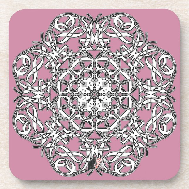 Diamond Octa Glyph Dawn Coaster (Front)