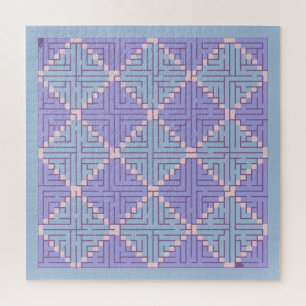 Diamond Patchwork Maze Jigsaw Puzzle
