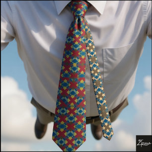 diamond pattern 2  tie