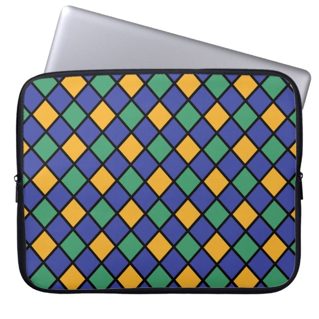 Diamond Pattern #84 Laptop Sleeve (Front)