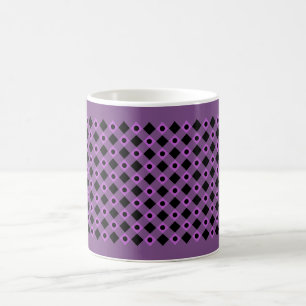 Diamond Pattern #94 Purple Coffee Mug