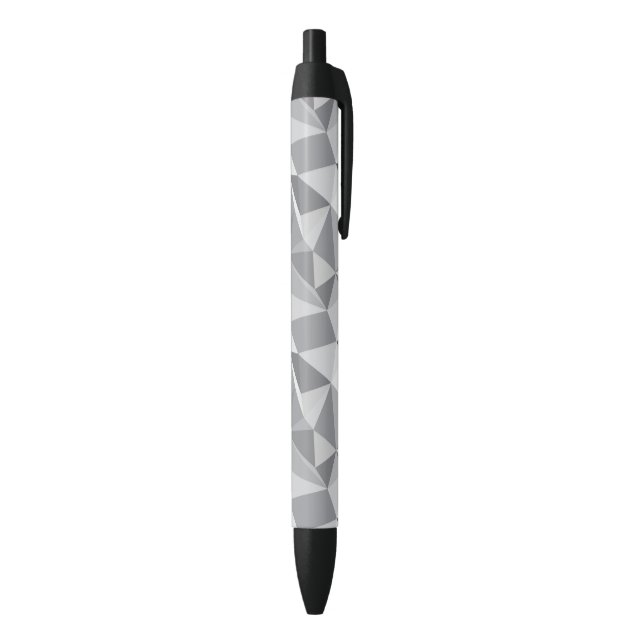 Diamond Pattern - Abstract Polygon Black Ink Pen (Bottom (Vertical))