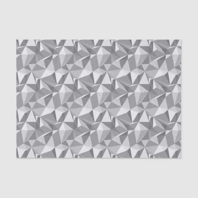 Diamond Pattern - Abstract Polygon Tissue Paper (Front)