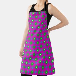 Diamond pattern Apron