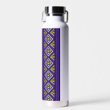diamond pattern design, ankara water bottle