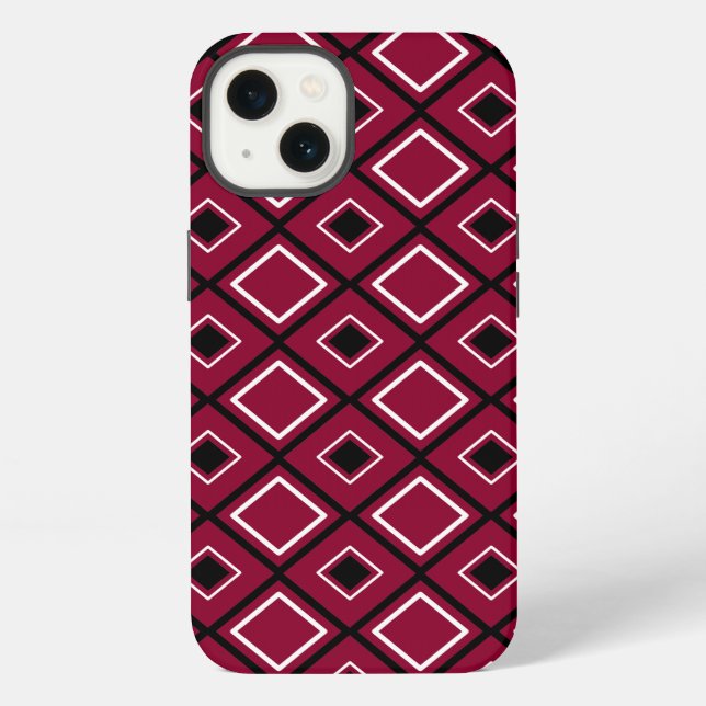 Diamond Pattern iPhone Case (Back)