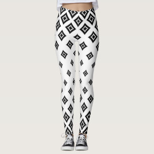 diamond pattern leggings