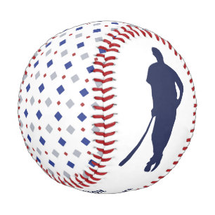 Diamond Pattern MVP Keepsake Personalised Baseball