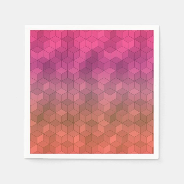 Diamond pattern napkin (Front)