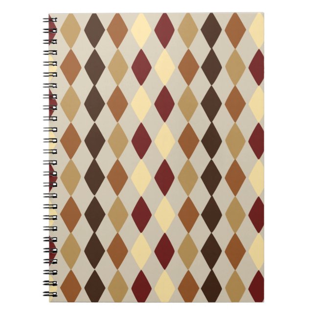 Diamond Pattern Notebook (Front)