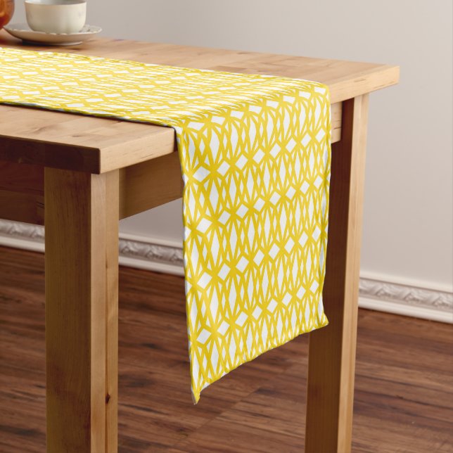 Diamond pattern table runner (In Situ)