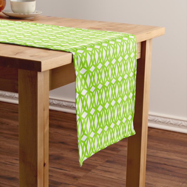 Diamond pattern table runner (In Situ)