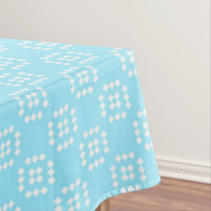 Diamond pattern tablecloth