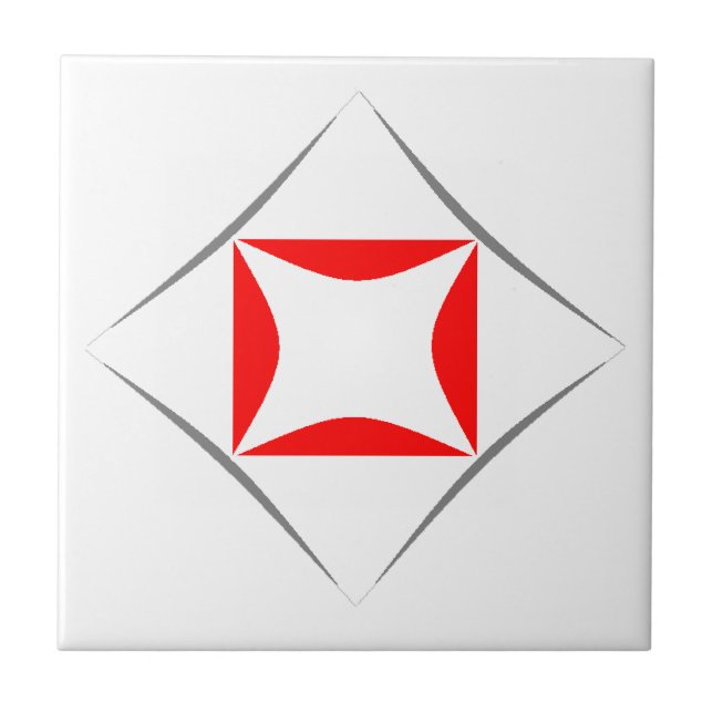 Diamond pattern tile (Front)