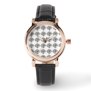 Diamond pattern watch