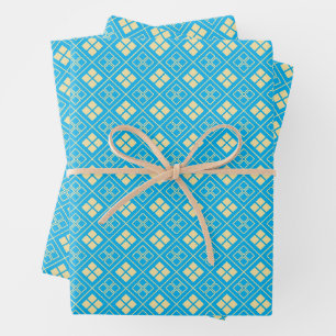Diamond Pattern Wrapping Paper Sheet