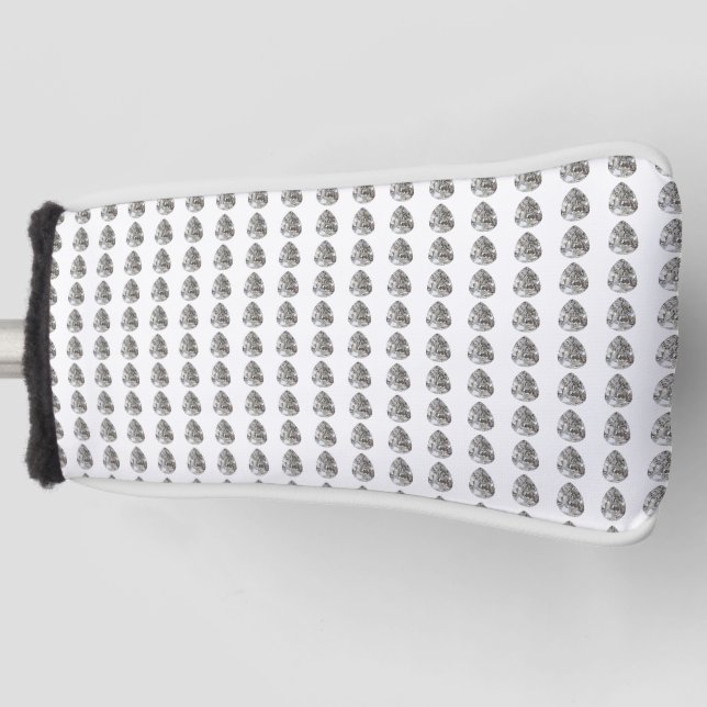 Diamond Pear Pattern Golf Head Cover (Front)