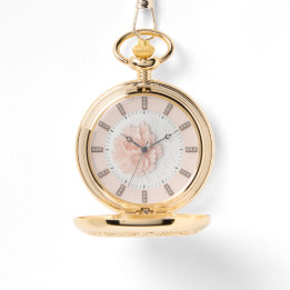 Diamond Peony Pastel Pink Watch