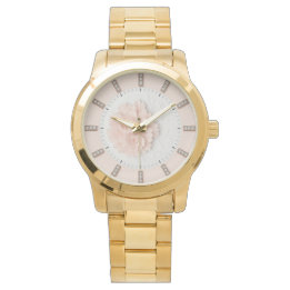Diamond Peony Pastel Pink Watch