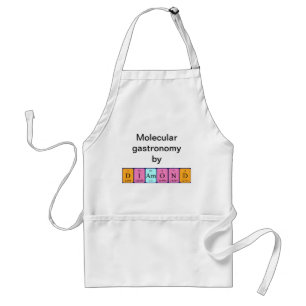 Diamond periodic table name apron