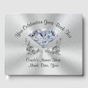 Diamond Personalised Guest Book for Your Occasion