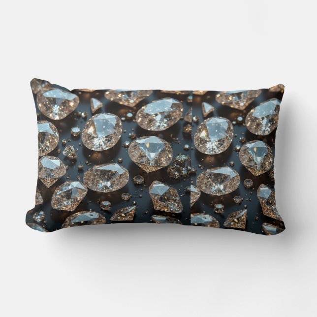 Diamond pillow cushion looks real diamond luxury (Front)