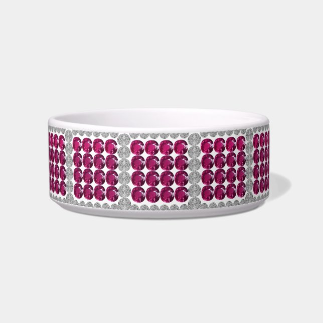 Diamond Pink Tourmaline Bowl (Front)