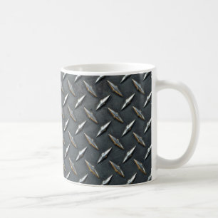 Diamond plate mug