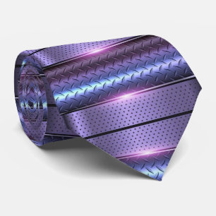  Diamond Plate  neck tie