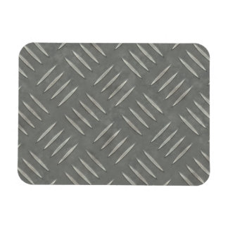 Diamond Plate Stainless Steel Textured Magnet