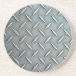 Diamond Plate Steel Coaster