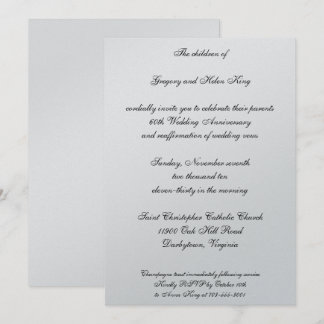 Diamond & Platinum invitation