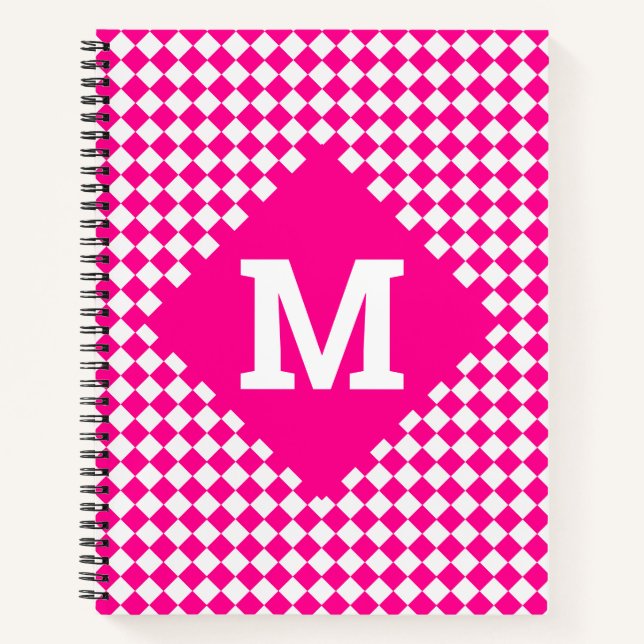 Diamond Pop: Bold & Customisable Charm Notebook (Front)