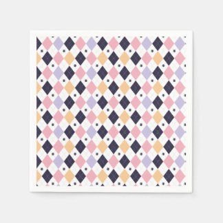 Diamond Purple Pink with Spider Napkin