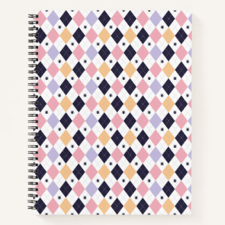 Diamond Purple Pink with Spider Notebook