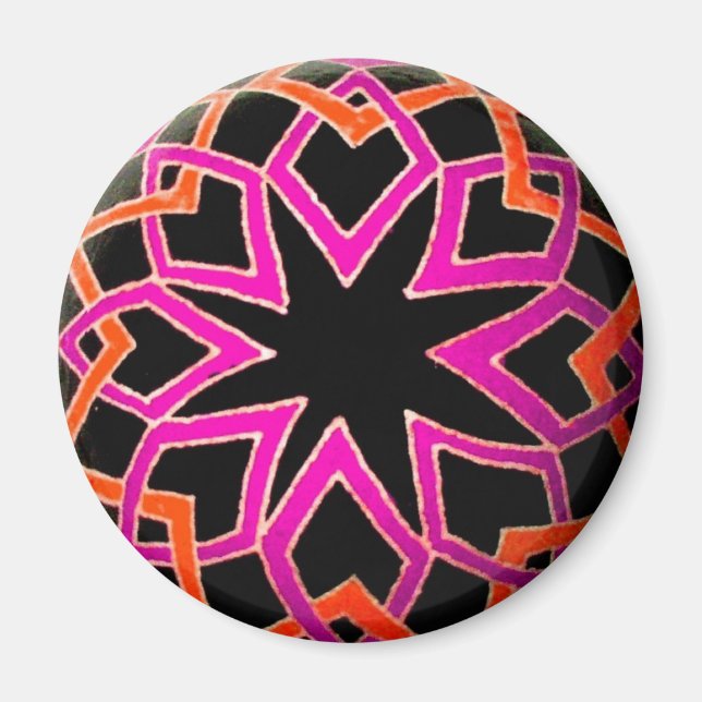 Diamond Pysanka Magnet (Front)