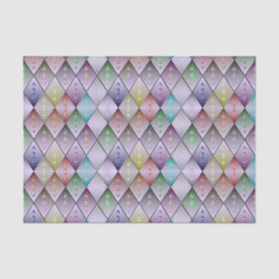 Diamond Quilt Pattern Tissue Paper Gift Wrap