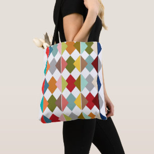 Diamond Quilt Tote Bag