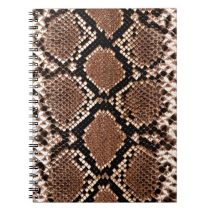 Diamond Rattlesnake Snake Skin Notebook