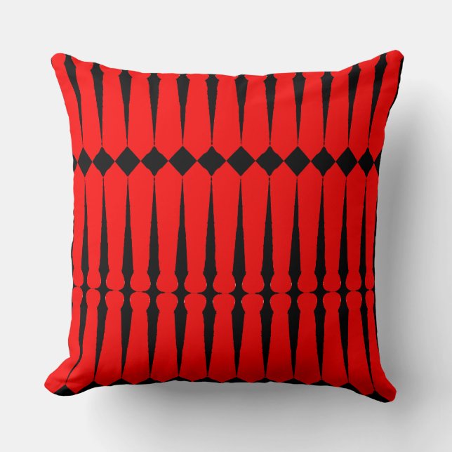 Diamond Red Ties Novelty  Cushion (Front)