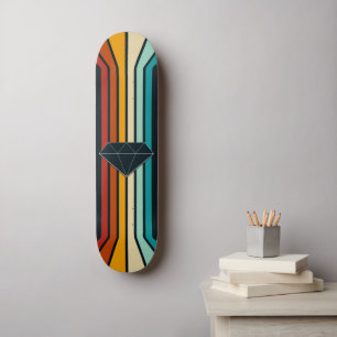Diamond Retro Modern Style Skateboard