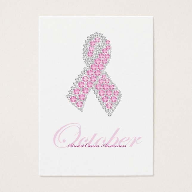 Diamond Ribbon Message Card (Front)