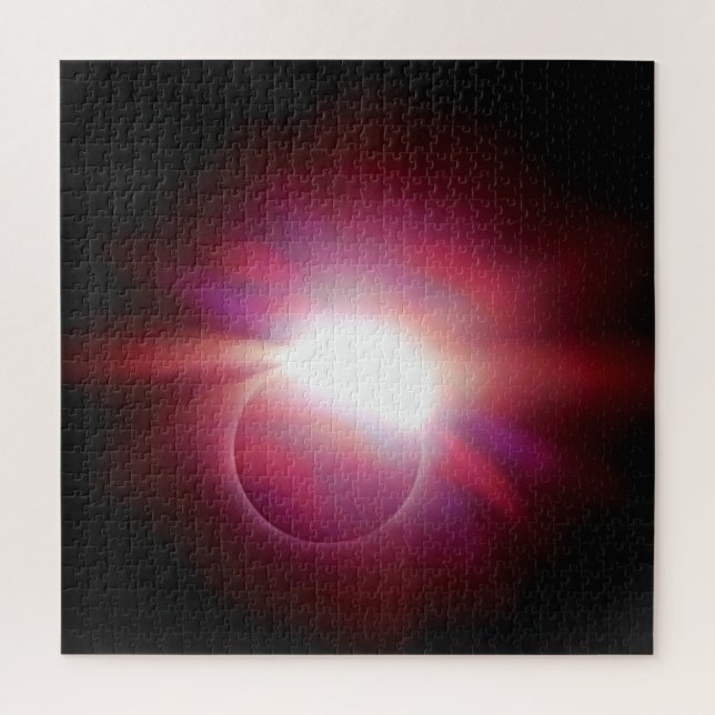 Diamond Ring Eclipse Jigsaw Puzzle (Vertical)