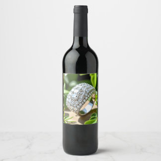 diamond ring wine label